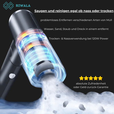 PocketClean® - leistungsstarker Handstaubsauger 120W